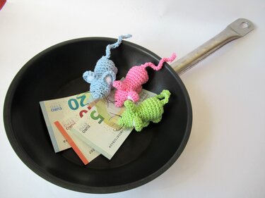 Häkelanleitung Bunte Mäuse