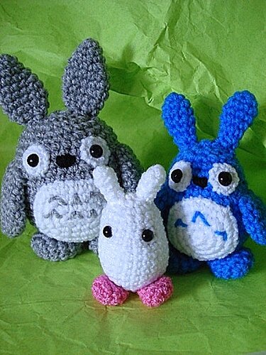 Totoro-Trio Häkelanleitung