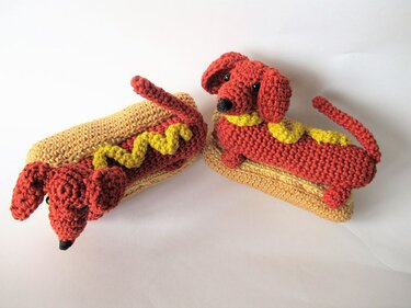Häkelanleitung: Hot Dogs