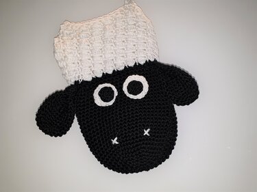 32 Häkelanleitung Topflappen oder Handpuppe Schaf PDF