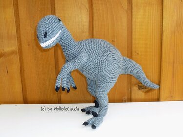 Häkelanleitung Raptor - Dinosaurier