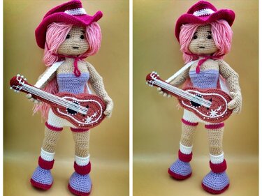 Häkelanleitung / Amigurumi / Bella Superstar