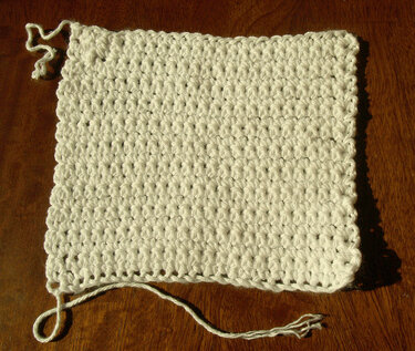 Simple Dishcloth Pattern Free - Crochet