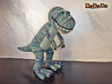 Häkelanleitung Terry-Rex, von DaDaDe