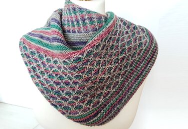 Dreiecktuch "Gesa" - Stricken