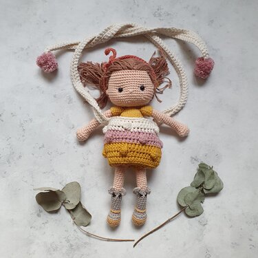 Puppentrage Tragetasche häkeln für Anfänger