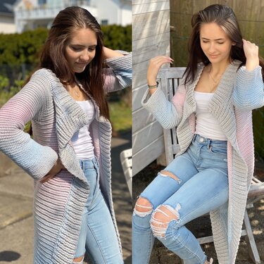 Häkelanleitung Wendejacke "Stripes Nr. 1"