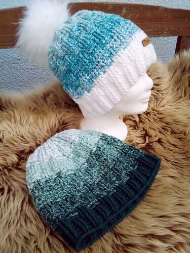 Häkelanleitung "Ice Crush" für eine Mütze oder Beanie, unisex, individuell für alle Größen anpassbar, mit Größentabelle