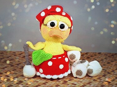 Crochet Pattern "Elvira" The Toilet Duck