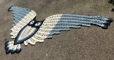 Petra Perle’s Owl Shawl HEDWIG - Crochet
