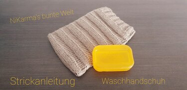 Strickanleitung Waschhandschuh - Stricken