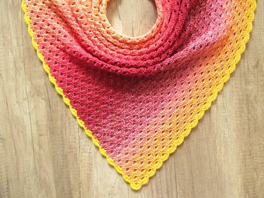 Tuch FRÜHLINGSLUST - Häkelanleitung