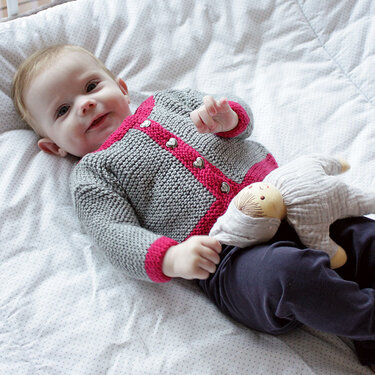 Strickanleitung Kinderjacke "Ideal" 760166