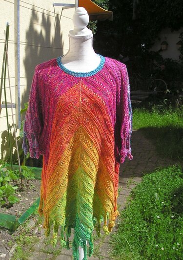 Strickanleitung Tunika "Tanz in den Mai"