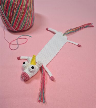 Crochet Pattern Bookmark "Norman, the Unicorn"