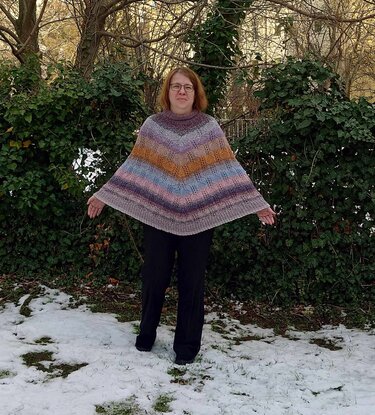 Toller Poncho "Zauber-Rauten", Größe XS bis 5XL und größer - Bild 18