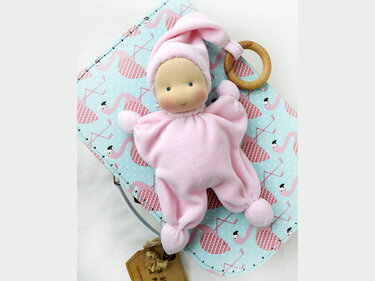 DIY Waldorf butterfly doll 10''/25 cm tall. PDF sewing pattern and tutorial