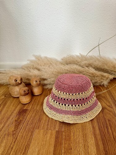 Sommerhut, Fischerhut, Sonnenhut, Häkelanleitung