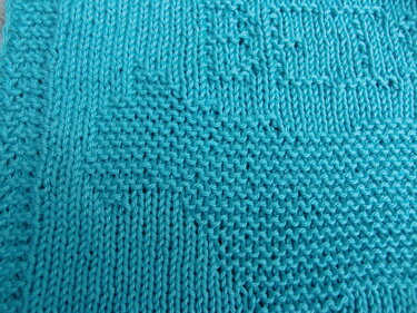 Knitting pattern: Cat towel with individual name