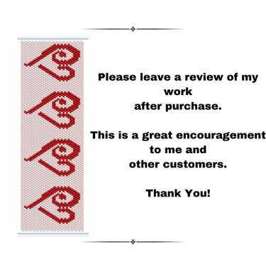 Love Letters Peyote Stitch Bracelet - Crafts