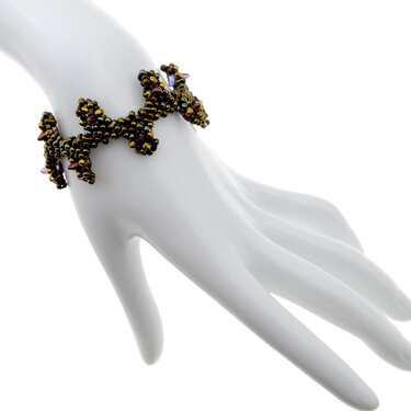 DIY - Bracelet, Beadwoven Bracelet Tutorial - Crafts