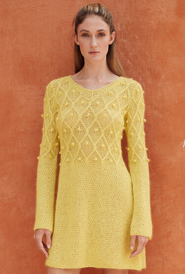 Kleid mit Noppenrauten - Bild 3