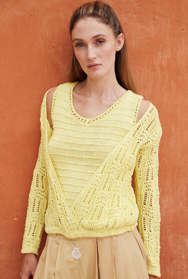 Cache-Coeur und Top - Stricken