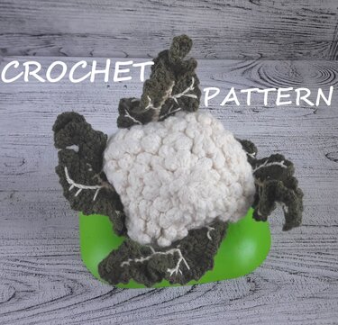 Crochet cauliflower