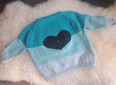 I love you Jumper - Knitting