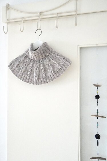 Neckwarmer / Collar "Candlelight-Cowl", Knitting Pattern, One Size