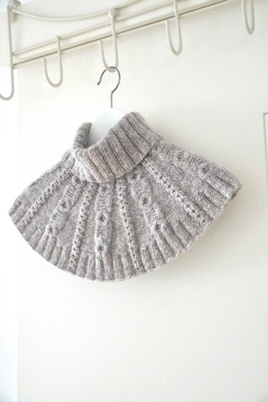 Neckwarmer / Collar "Candlelight-Cowl", Knitting Pattern, One Size - Image 10