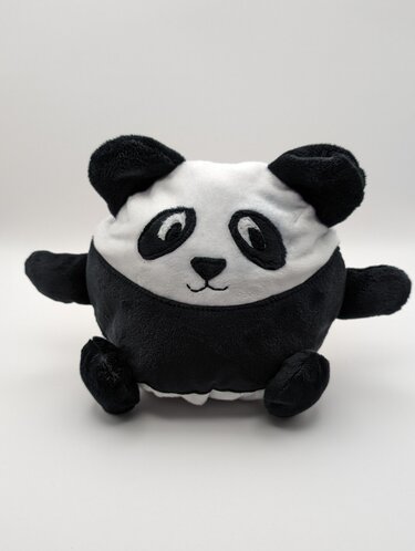 reversible cuddly toy "Krempeltier" panda bear Level 2 - sewing instruction