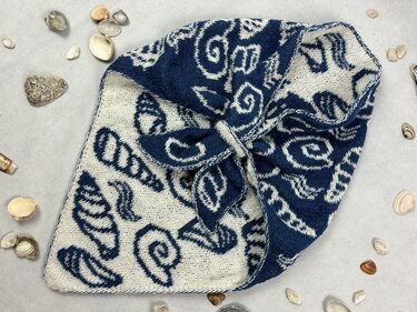 Dreieckstuch «Meeresschätze» - Eine Double Face Strickanleitung