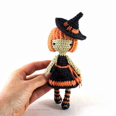 Crochet Witch Doll Pattern Amigurumi