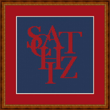 Kreuzstichmuster Schatzi, Kreuzstich Stickvorlage PDF-Datei Sofortdownload - Sticken