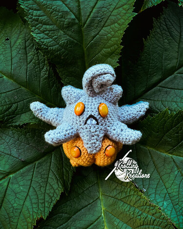 Crochet Pattern Vampiric Pumpkin Ghost PDF US Terms (Amigurumi)