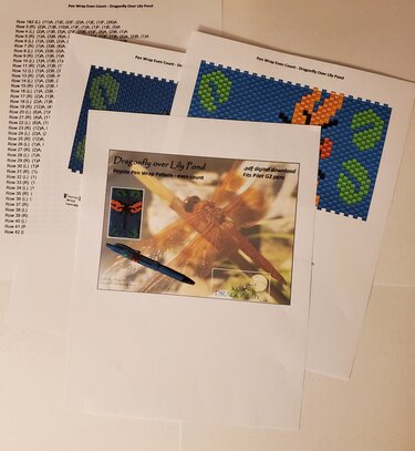 Triple Blood Moon Wide Band Peyote Stitch Bracelet - Crafts