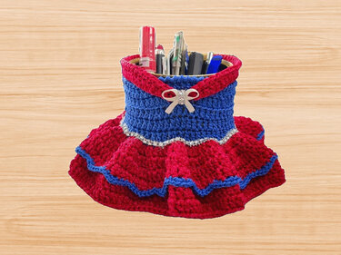 Crochet Pen Holder PDF Pattern