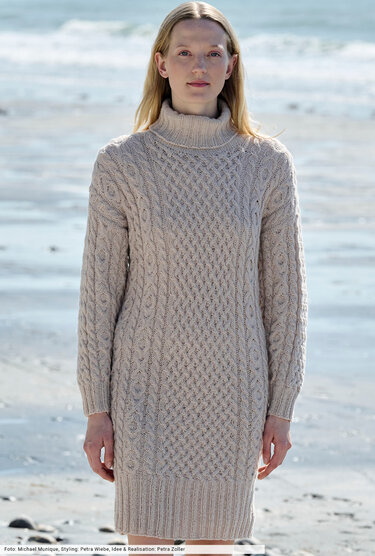 Kleid mit Zopfstrukturen - Bild 2