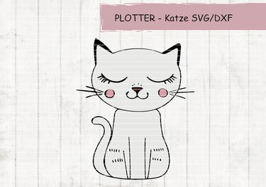 Plotterdatei Katze - Plotting