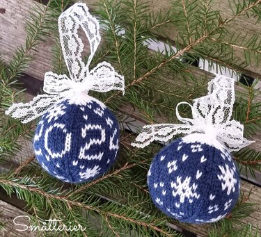 PATTERN: 2024 Christmas Bauble - Knitting