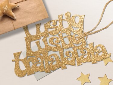 Plotterdatei Lustig Lustig Tralalalala Geschenkanhänger - svg dxf png PDF - Plotting