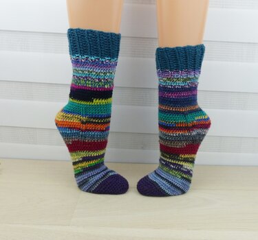 EasySoks20 Crochet pattern for beautiful socks crocheted easy & quickly - Image 7