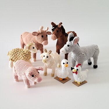 Farm Animals - Horse - Crochet