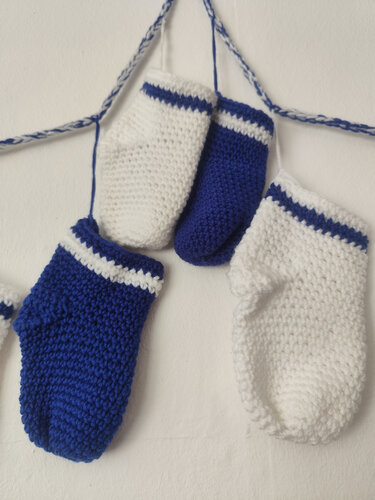 Adventskalender Socken (Schalke Edition) - Häkeln