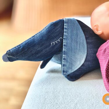 Schnittmuster Leseknochen, Dackel nähen und Stoffreste verwerten