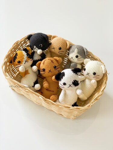 Calico Cat Crochet Pattern - Cat Amigurumi pattern - PDF pattern in English