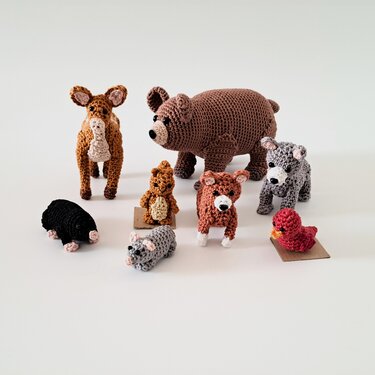 Wild Animals - Squirrel - Crochet