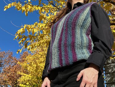 Crochet Pattern Sweater Vest "Aurora"