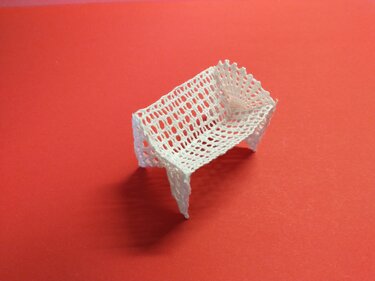 geklöppelte Krippe - Basteln